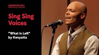 “What Is Left” by Kenyatta Live at Carnegie Hall