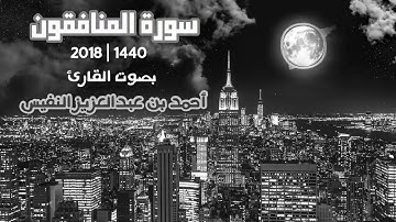 أحمد النفيس   سورة المنافقون تلاوة هادئة جدا القران الكريم