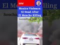 Mexico Violence: 62 Dead After El Mencho Killing-#Soochaka​ News World-#SNW​
