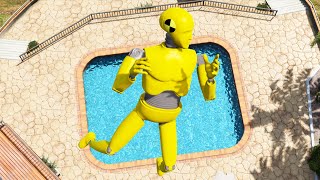 Gta 5 Ragdolls Crash Test Dummy Jumpsfails Euphoria Physicscompilation 158