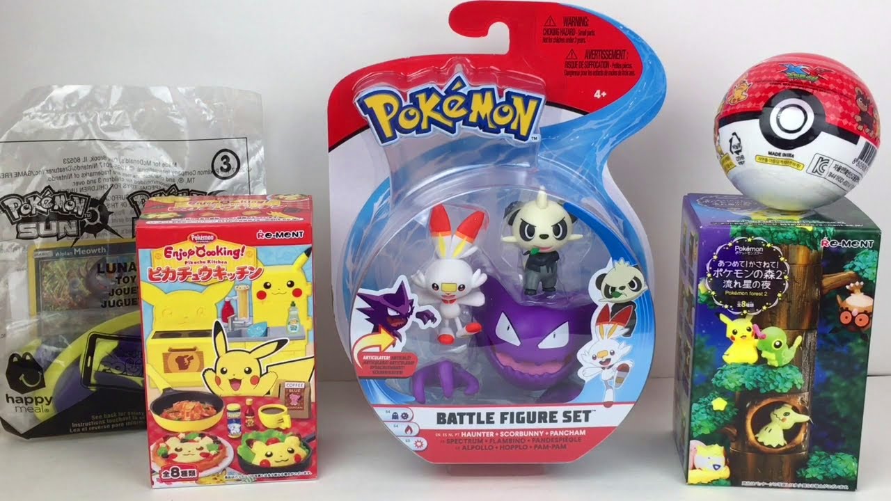 Pokémon Set de Batalha Haunter + Scorbunny + Pancham - SUNNY 2603 - Sunny -  Brinquedos e Games FL Shop