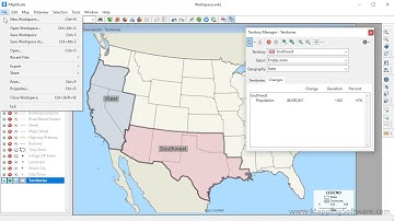Maptitude 2021: Territory Mapping Software Wizard