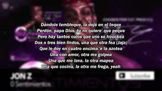Jon Z - 0 Sentimientos (Letra)