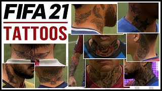 FIFA 21 | ALL 128 PLAYERS WITH TATTOOS ft. NEW REAL FACES & MORE