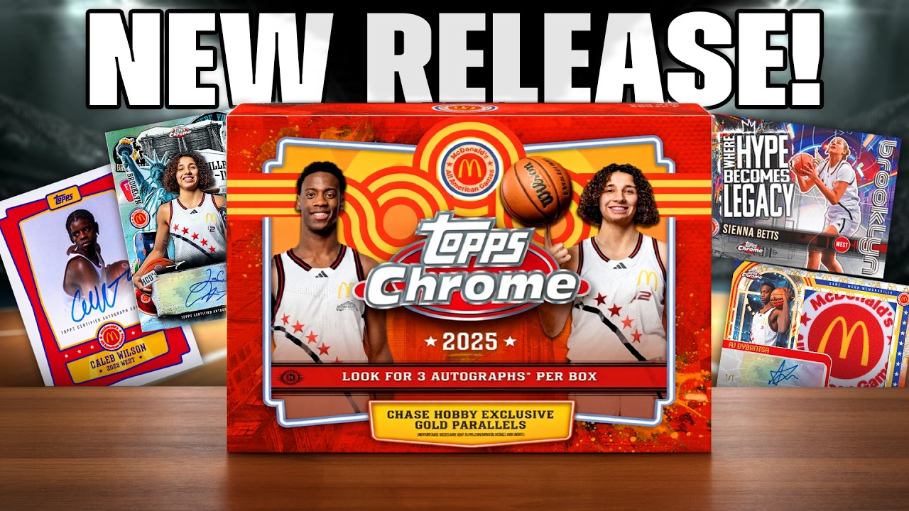 NEW 2025 Topps McDonald's All American Chrome Hobby Box Opening!