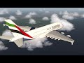 Areofly fs golobal game Full flight route Dubai to Paris emirate a388 enjoy