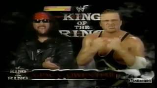 WWF King of the Ring 1998 Match Card