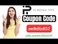 FundingPips Coupon Code : ee9dbd02 : Saving 10% On Plans.