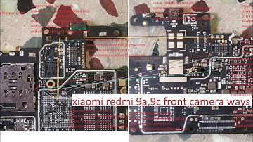 XIAOMI redmi 9a 9c front camera ways