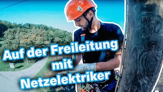 Auf Der Freileitung Mit Netzelektriker Stephan Deuber Vlog Ewz.energie