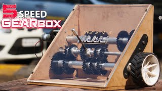 Making of 5 Speed Gearbox Manual Transmission Mechanism | Mechanical Project Ideas