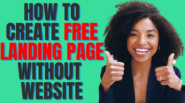 HOW TO CREATE FREE LANDING PAGE WITHOUT WEBSITE 2024