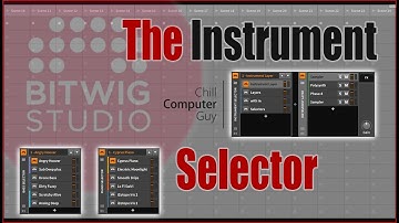 Bitwig Quick Tips: The Instrument Selector