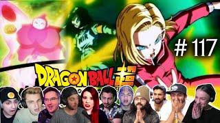 ANDROID 17 & 18 VS RIBRIANNE!!🦾⚡REACTION MASHUP🐲Dragon Ball Super Episode 117 (ドラゴンボール)