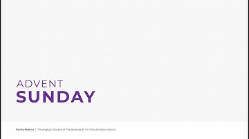 Advent Sunday - Diocesan Commitment Service