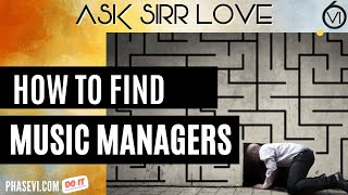 How To Find Music Managers