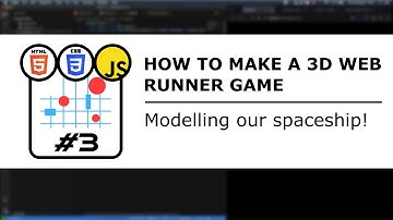 Modelling our spaceship! / Making a 3D web runner game #3