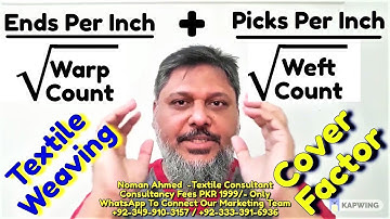 Weaving Cover Factor of Weaving Loom | Read Disclaimer in description of this YouTube video