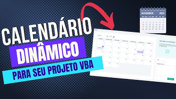 Vídeo #144 - Crie um Calendário Dinâmico Estilo Agenda