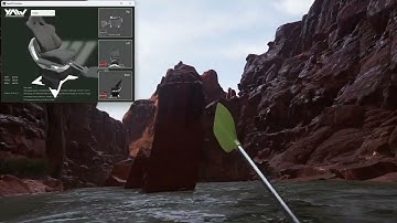 Whitewater VR - Telemetry for motion simulators  (YAW2 emulator test)