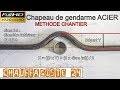 Chauffagiste24-Façonner chapeau de gendarme tube acier méthode chantier et cintreuse hydraulique