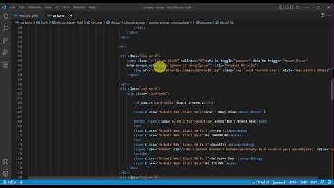 web 27 Design a responsive cart page using HTML, CSS, JavaScript and Bootstrap