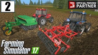 Farming Simulator 17 (#2) - Kultywacja i siew | gameplay pl
