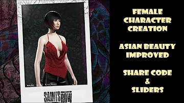 Saints Row 2022 | Asian beauty updated | female character creation