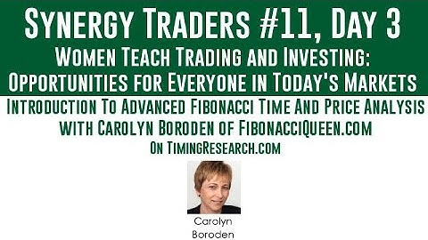 Synergy Traders #11.19: Introduction To Advanced Fibonacci Time And Price with Carolyn Boroden