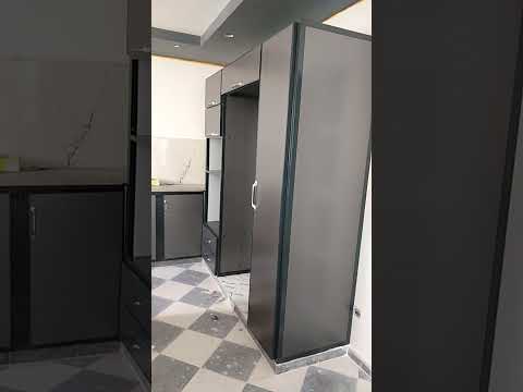 مطابخ الألمنيوم عصرية باللون الرمادي ڨري سوري مشاءالله 0553418987