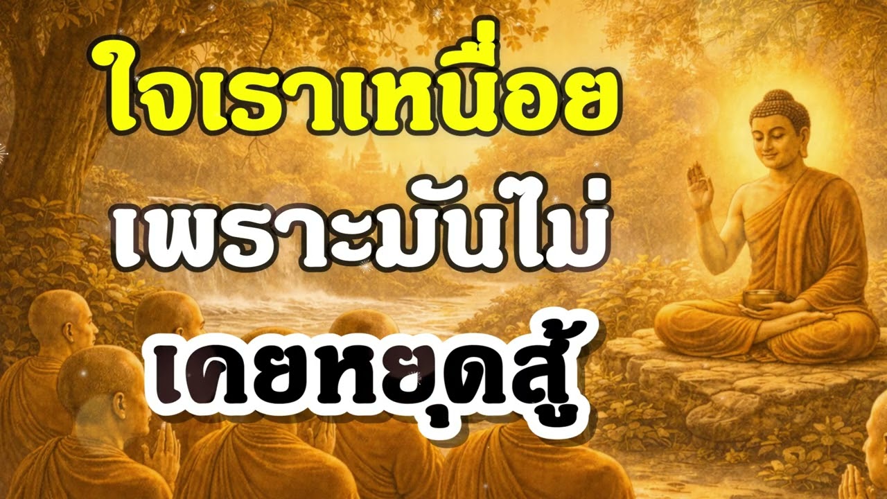 ใจเราเหนื่อย เพราะมันไม่เคยหยุดสู้ | ฟังธรรมะก่อนนอน | Ep.40