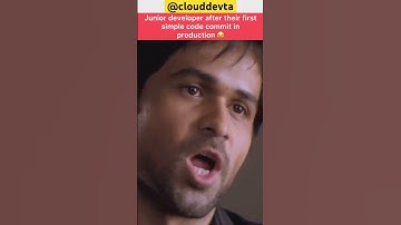 JUNIOR DEVELOPER after first code commit to prod 😂 #trending #viral #developers #shorts