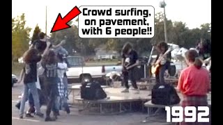 Awkward METAL concert becomes EPIC when THIS happens! (1992)