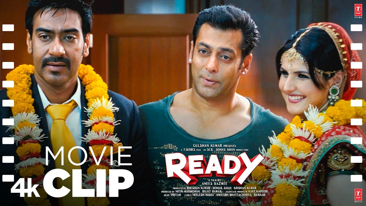 READY (Movie Scene): "Mera Pita Ko Vo Karne👀 Ki Aadat Hai😂" | Salman Khan | Ajay Devgn | Mahesh M