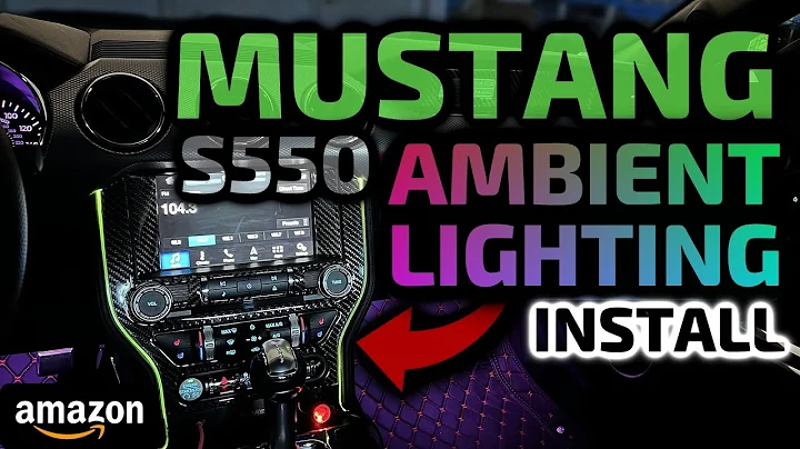 Mustang Ambient Lighting on the S550! (Add RGB Optic Ambient Lighting for $30)