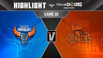 Highlight Trận 30: Hanoi Buffaloes vs. Danang Dragons l 01.11.21