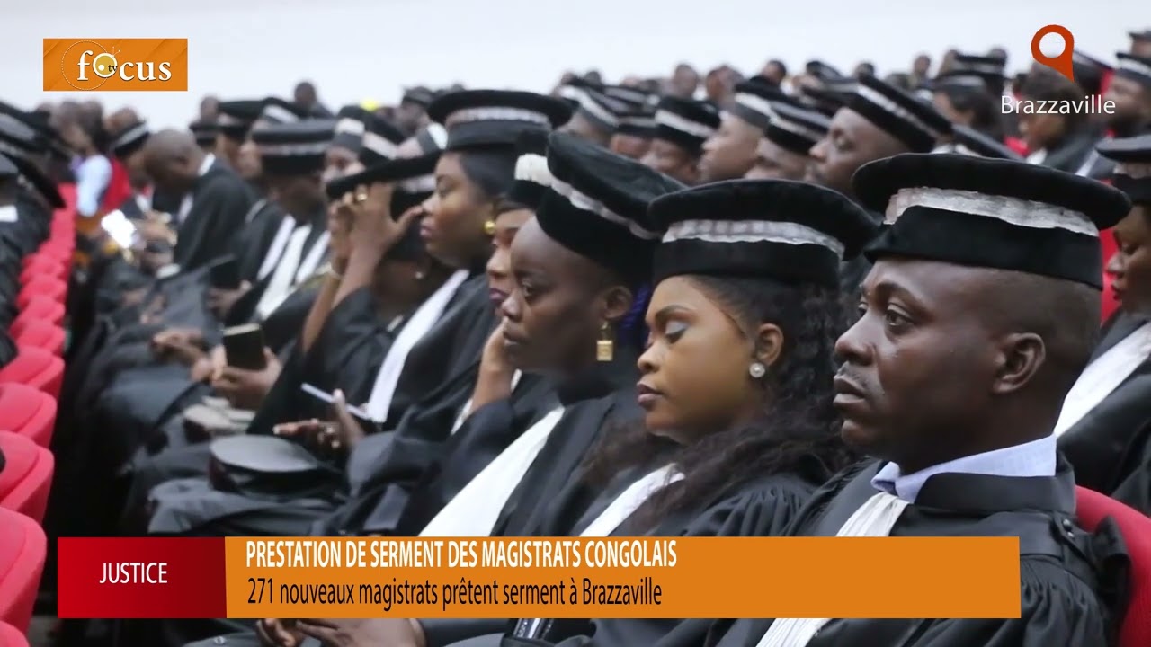 271 nouveaux magistrats prêtent serment à Brazzaville