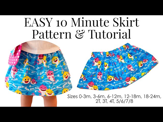 Sewing Pattern Wrap On Skirt ( pdf for sale) - Sew Crafty Me