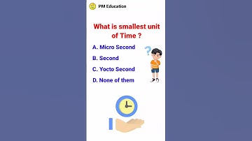 What Is The Smallest Unit Of Time #gkquiz  #gkquestion #shorts