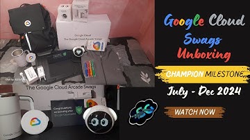 Google Cloud Arcade Swags Unboxing 🏆🤗 | Champion Milestone Swags Unboxing | Arcade Swags