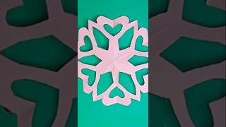 How to make paper snowflakes ll christmas ornaments #snowflakes #snowcut #trendingshorts #ytshorts