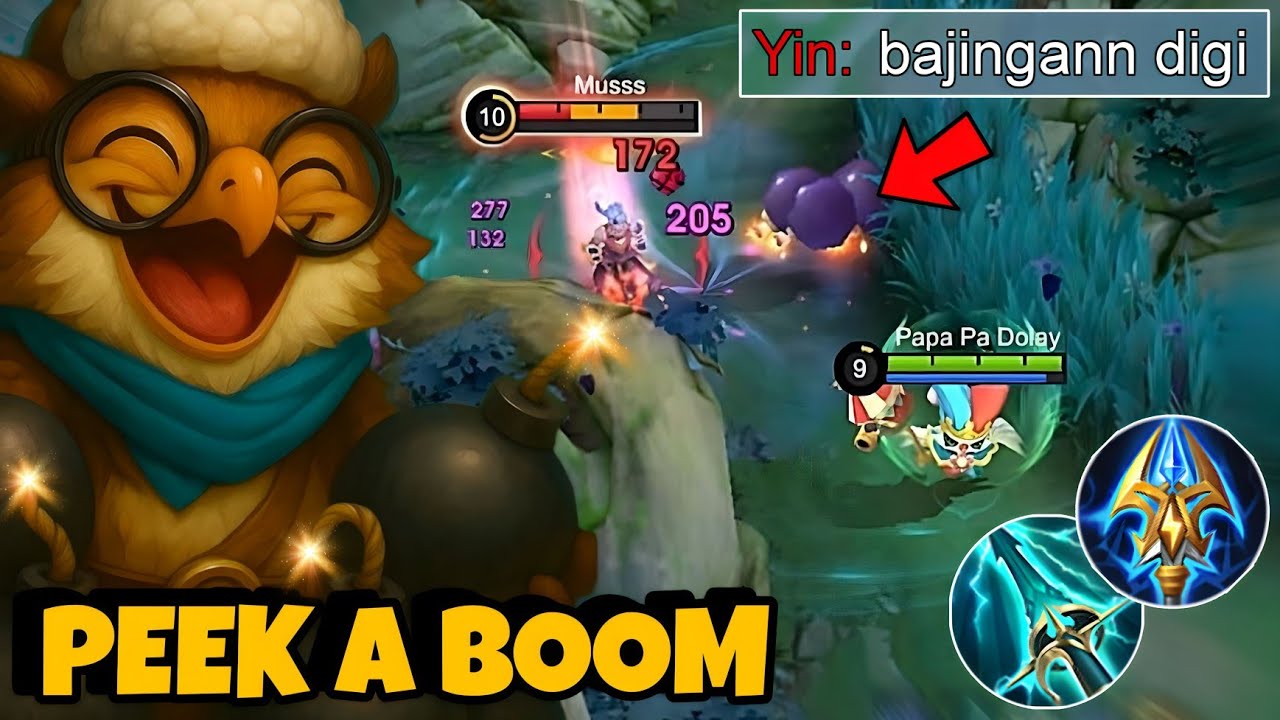 BURUNG PEMBAWA MALAPETAKA‼️DIGGIE + DANGEROUS GRASS = ☠️☠️ TERNAK BOM MAP JADI SUPER HORROR 🤣🤣🤣