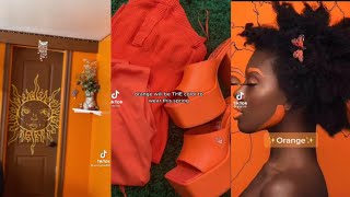 if your favorite color is orange, watch this video | orange aesthetic tiktok 🧡