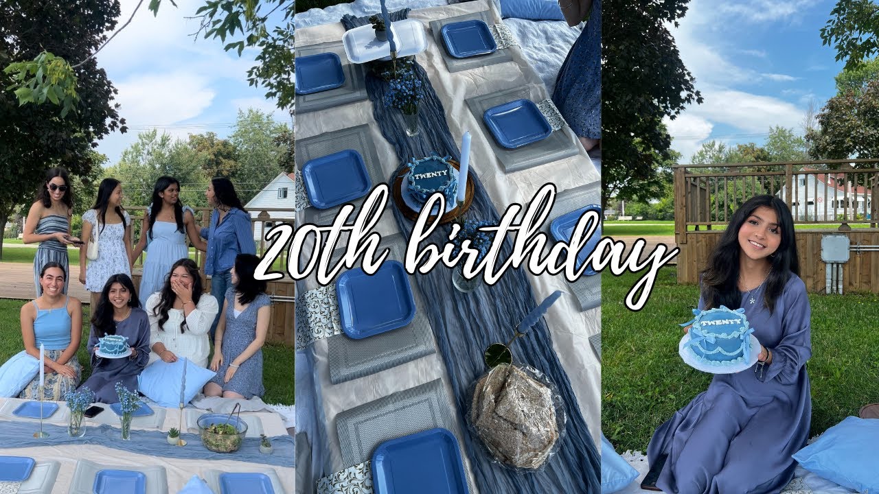 20th Birthday Vlog | Outdoor picnic