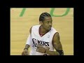 Allen Iverson 47pts Throwback NBA RS 2001 3 9 Atlanta Hawks At Philadelphia 76ers