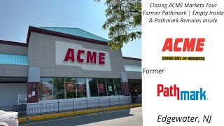 Closing ACME Markets Former Pathmark Empty Inside Pathmark Remains Inside Edgewater NJ