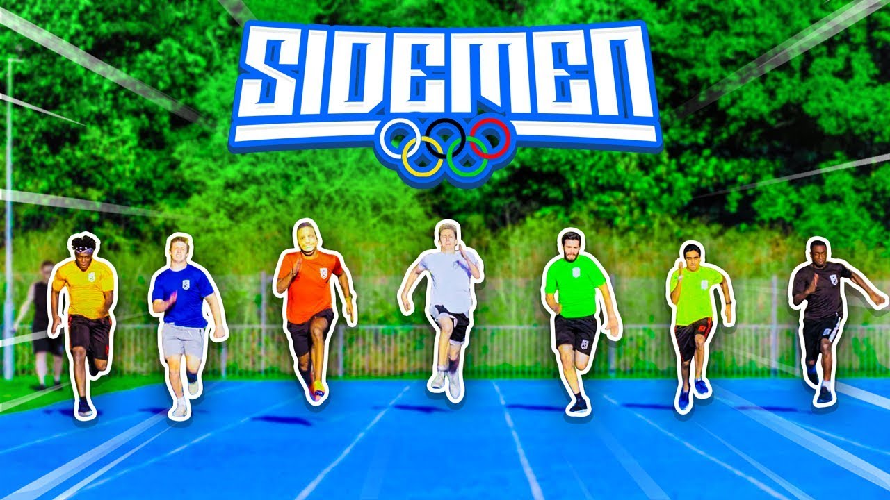 HOW FAST CAN THE SIDEMEN RUN 100M? - SIDEMEN OLYMPICS