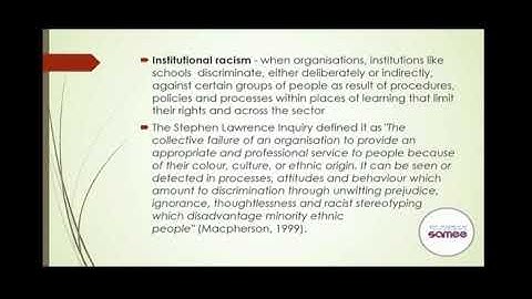 Understanding the problem - Anti Racist Learning Module