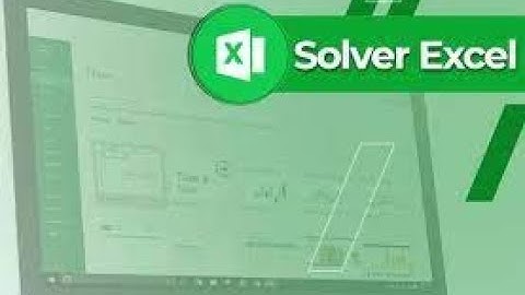 INSTALAR SOLVER EN EXCEL