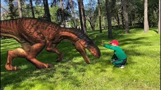 Dinosaurs in Real Life Jurassic World Fan Movie / Динозавры в реальной жизни "Мир юрского периода"